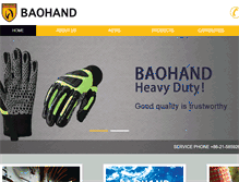 Tablet Screenshot of baohand-safety.com